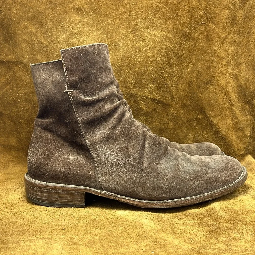 Fiorentini + Baker Brown Suede Ankle Boots - Picture 2 of 7